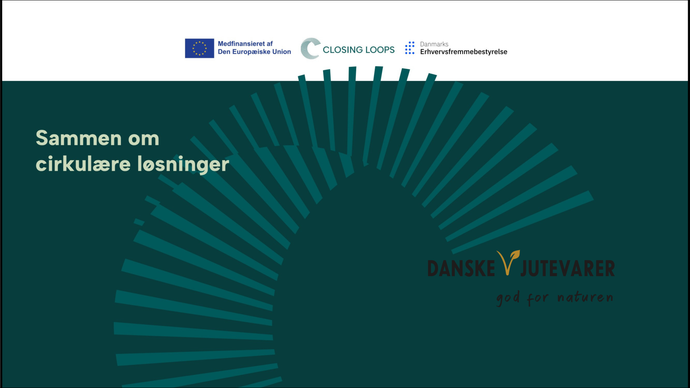 Danske Jutevarer awarded Closing Loops grant for circular jute packaging